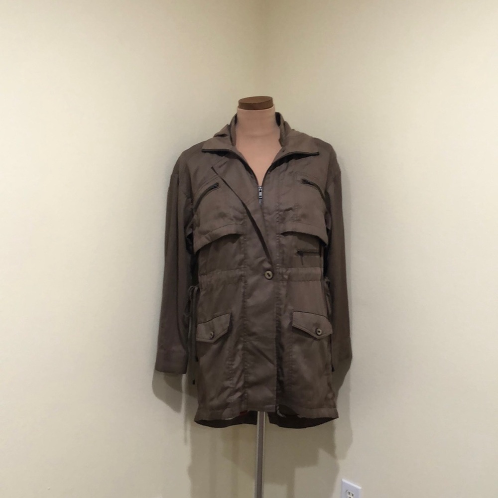 Bcbgeneration Utility Jacket Size Xs Driftwood Br… - image 2